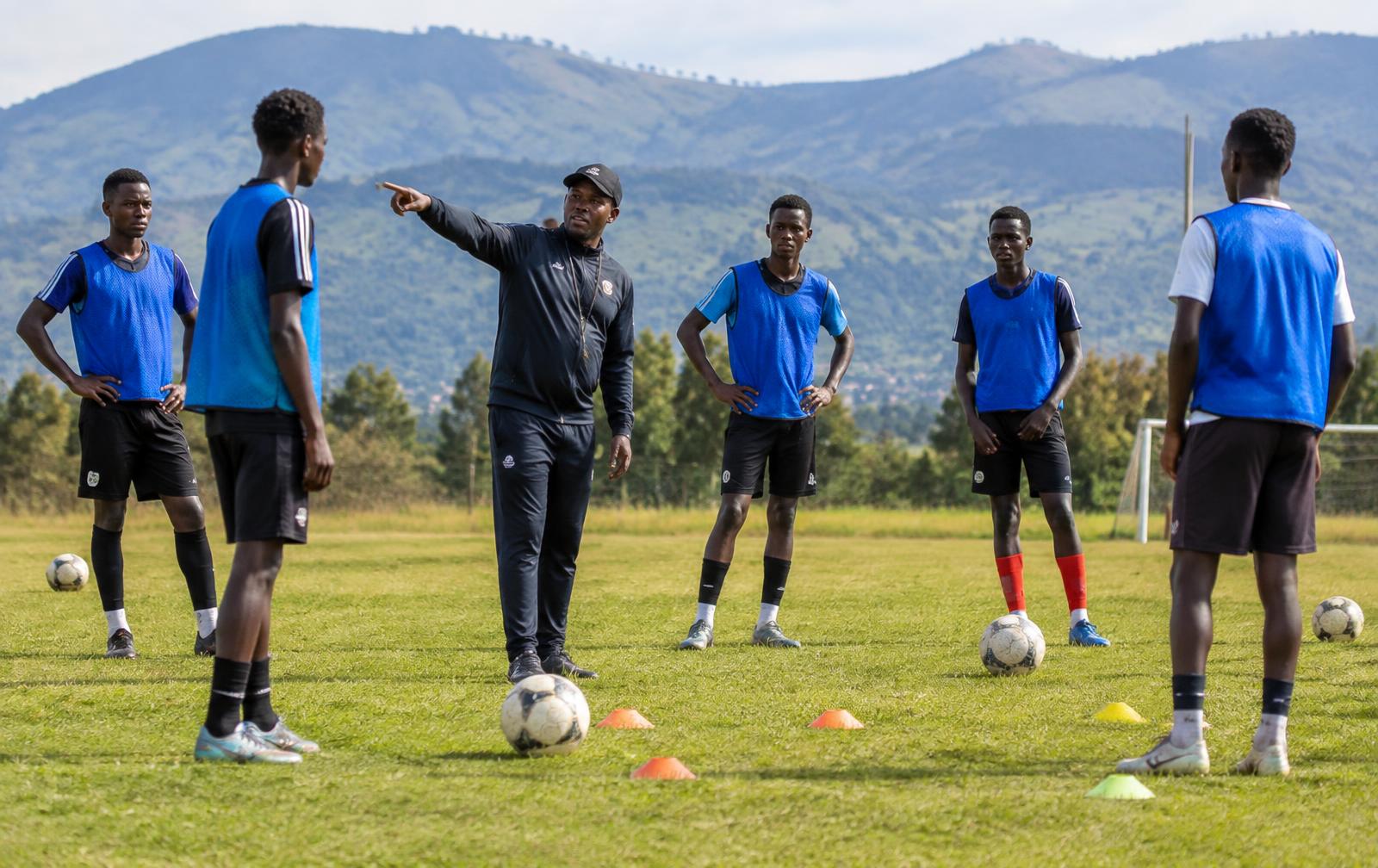 Eldoret FC coaching session in the Kenyan highlands